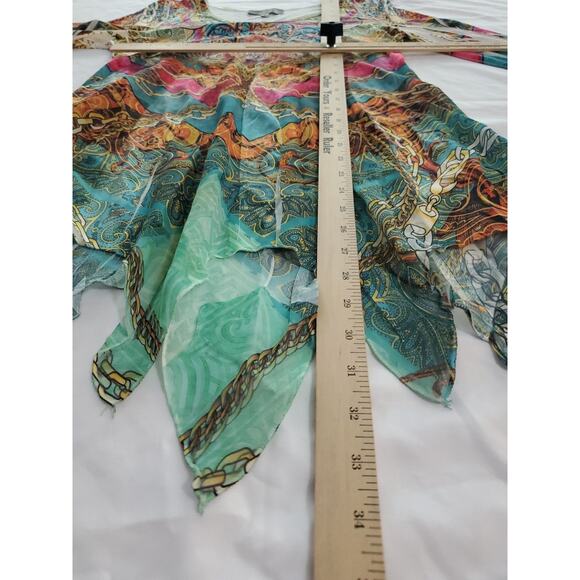 Cover Charge Women's Top Multicolor Size Small Polyester Blend Stretch Pullover - Picture 4 of 12